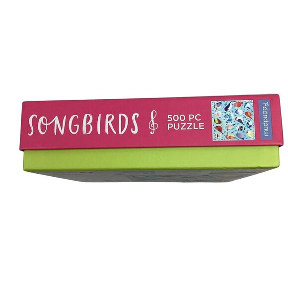 Mudpuppy Songbirds 500 Piece Puzzle Fun & Colorful Bird Illustration - Picture 3 of 5